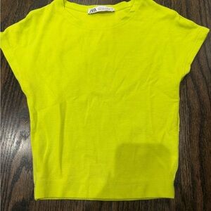 Zara Bright Lime Tee